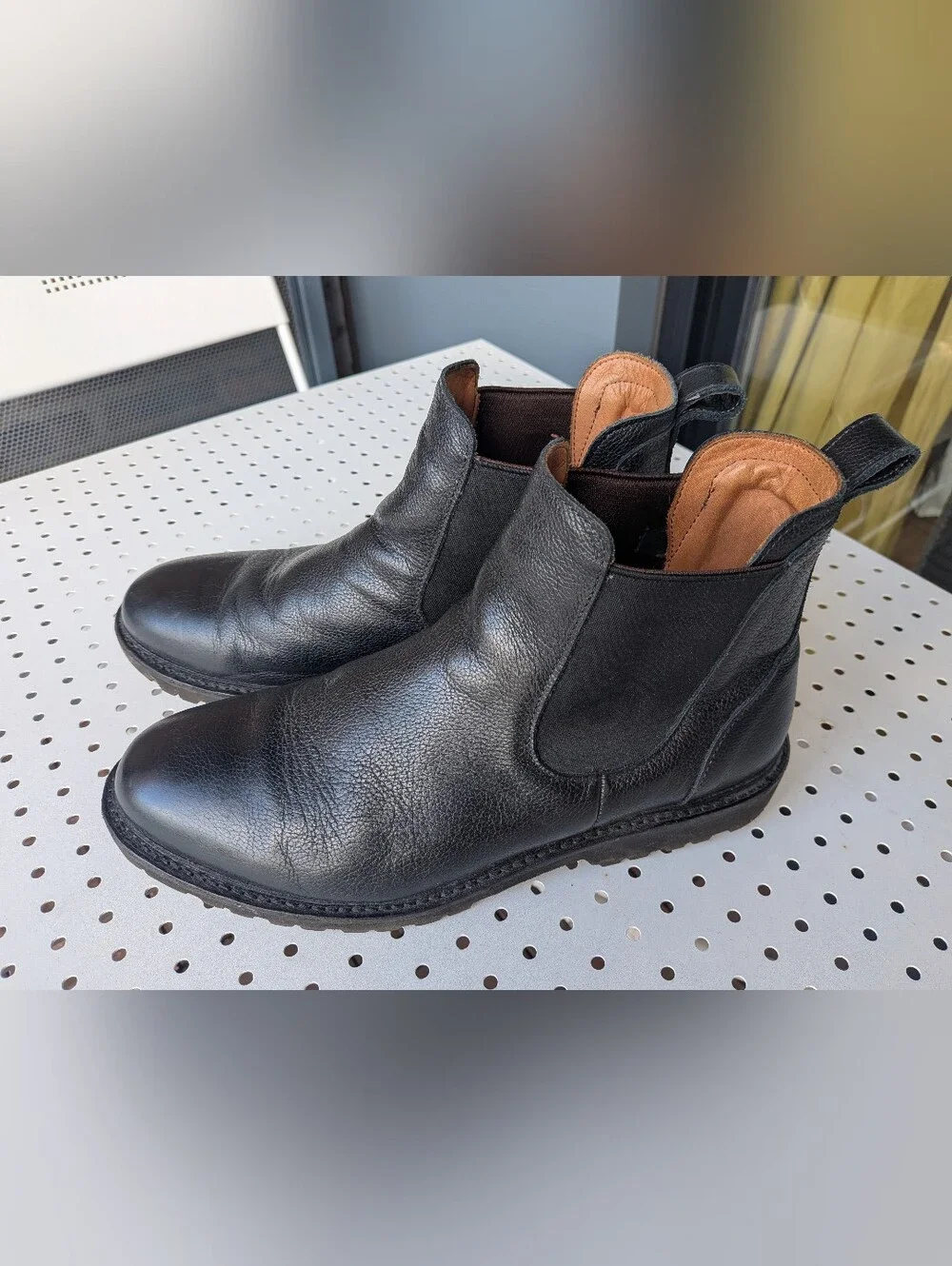 Allen Edmonds Black Leather Chelsea Boots
